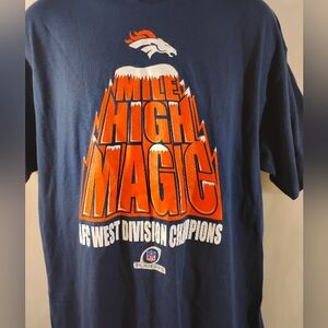 Denver Broncos AFC West Division Champions T-shirt Size XL